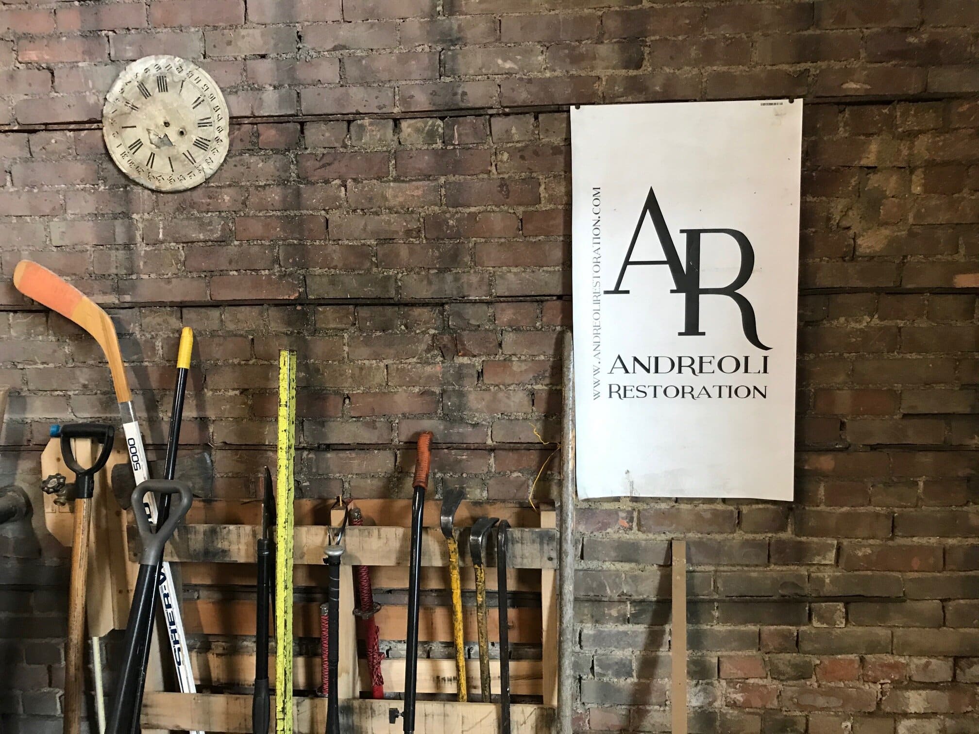 Andreoli Restoration sign.