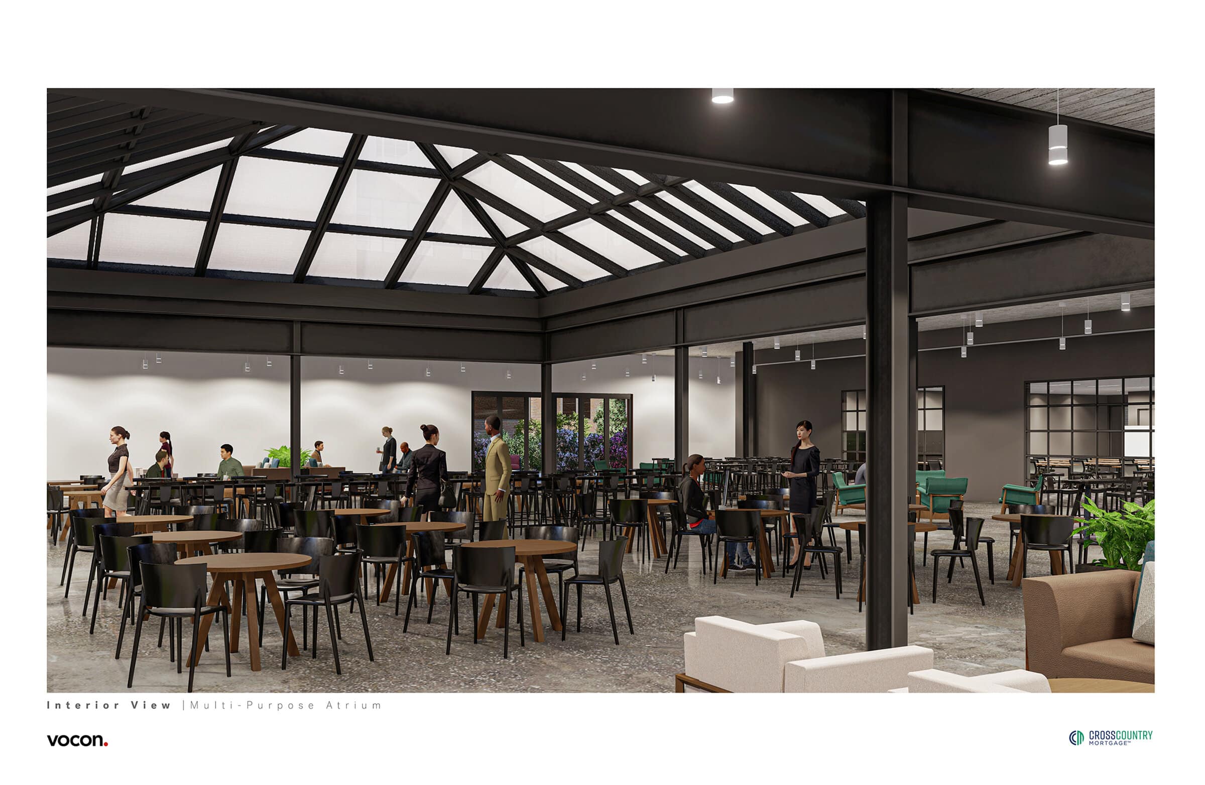 New multipurpose atrium.