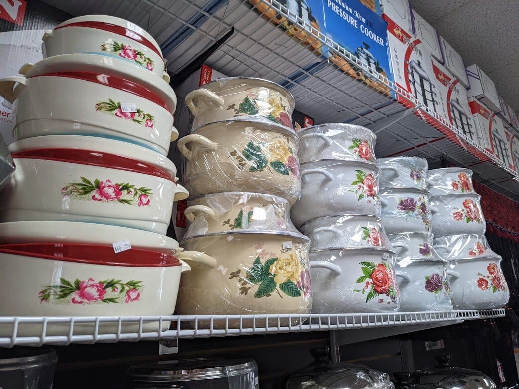 Asia Star kitchenware. Photo: Grant Segall.