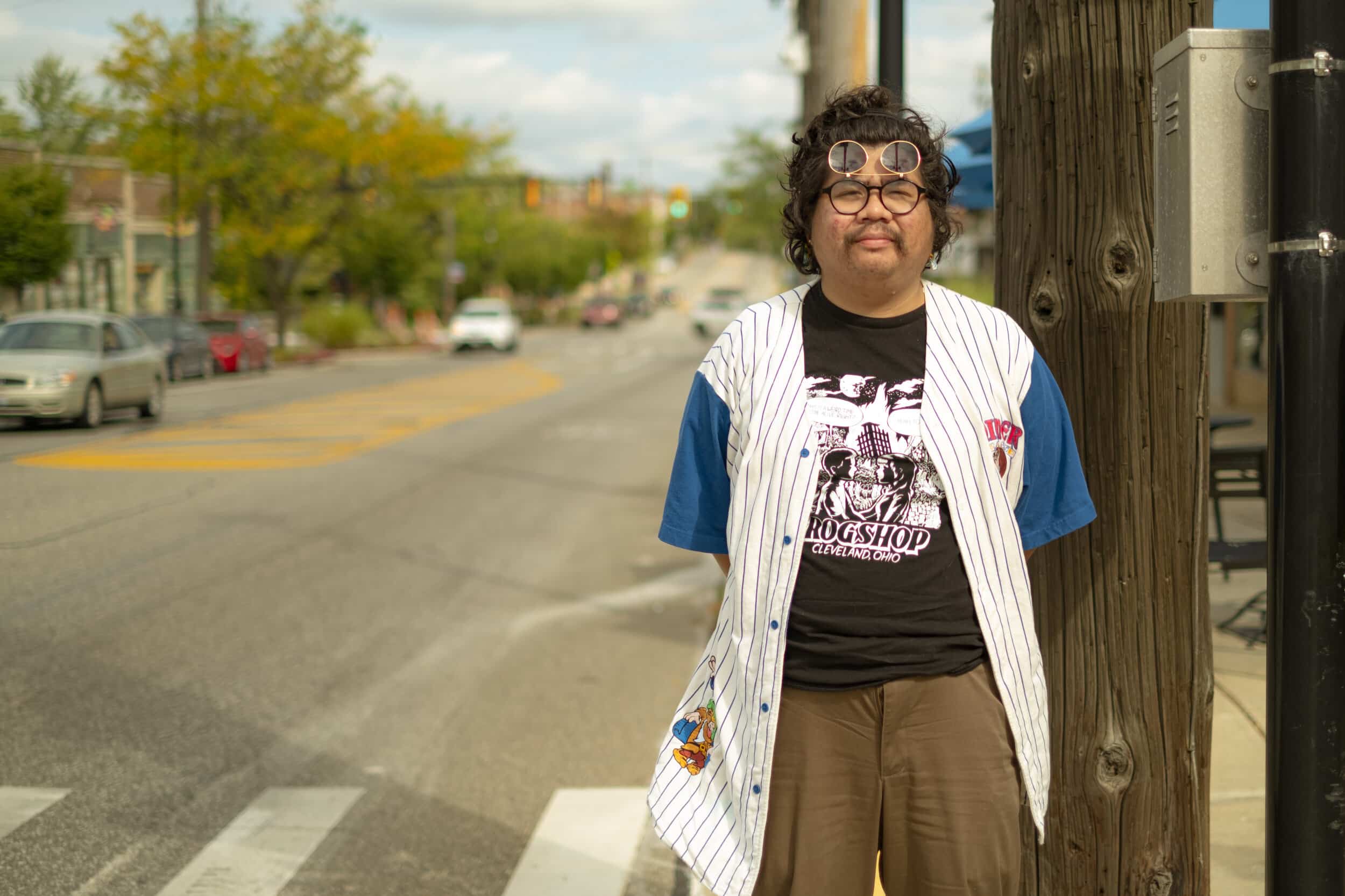Phillip Bounthisavath of Safer Heights on Lee Road in Cleveland Heights on Tuesday, Sept. 28, 2021. Photo by Michael Indriolo