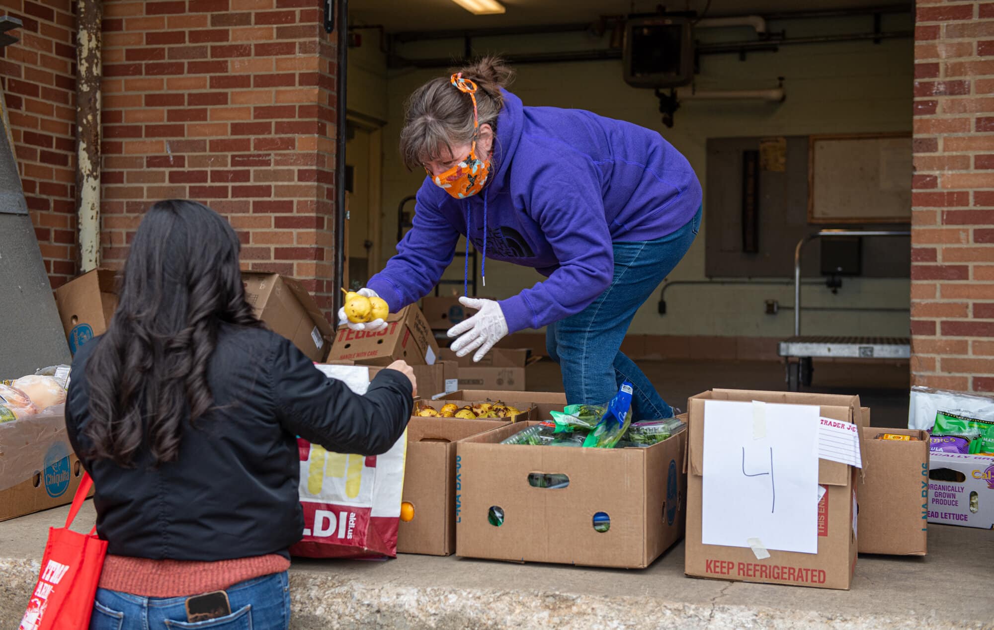 Food distribution at KSU’s Campus Kitchen 