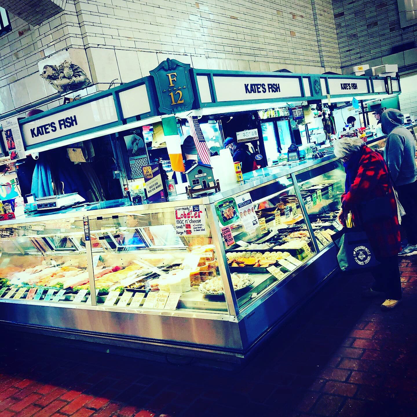 Kate’s Fish stand at the West Side Market