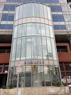 The Pinnacle Condominiums building on Lakeside Ave.