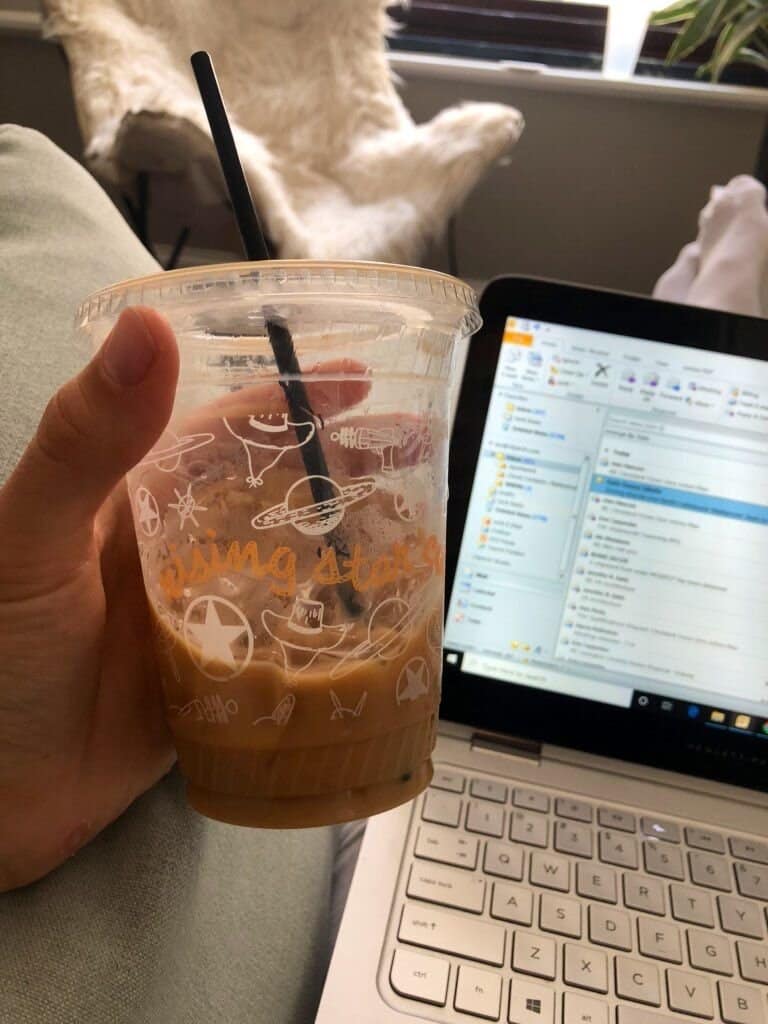  WFH with Rising Star coffee. Photo courtesy Ian Meadows.  