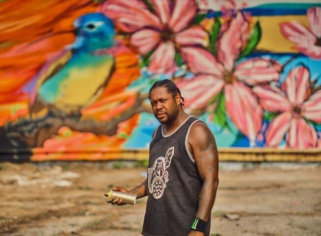 Dayzwhun at Cleveland Walls in Midtown. Photo by New Departure Films.