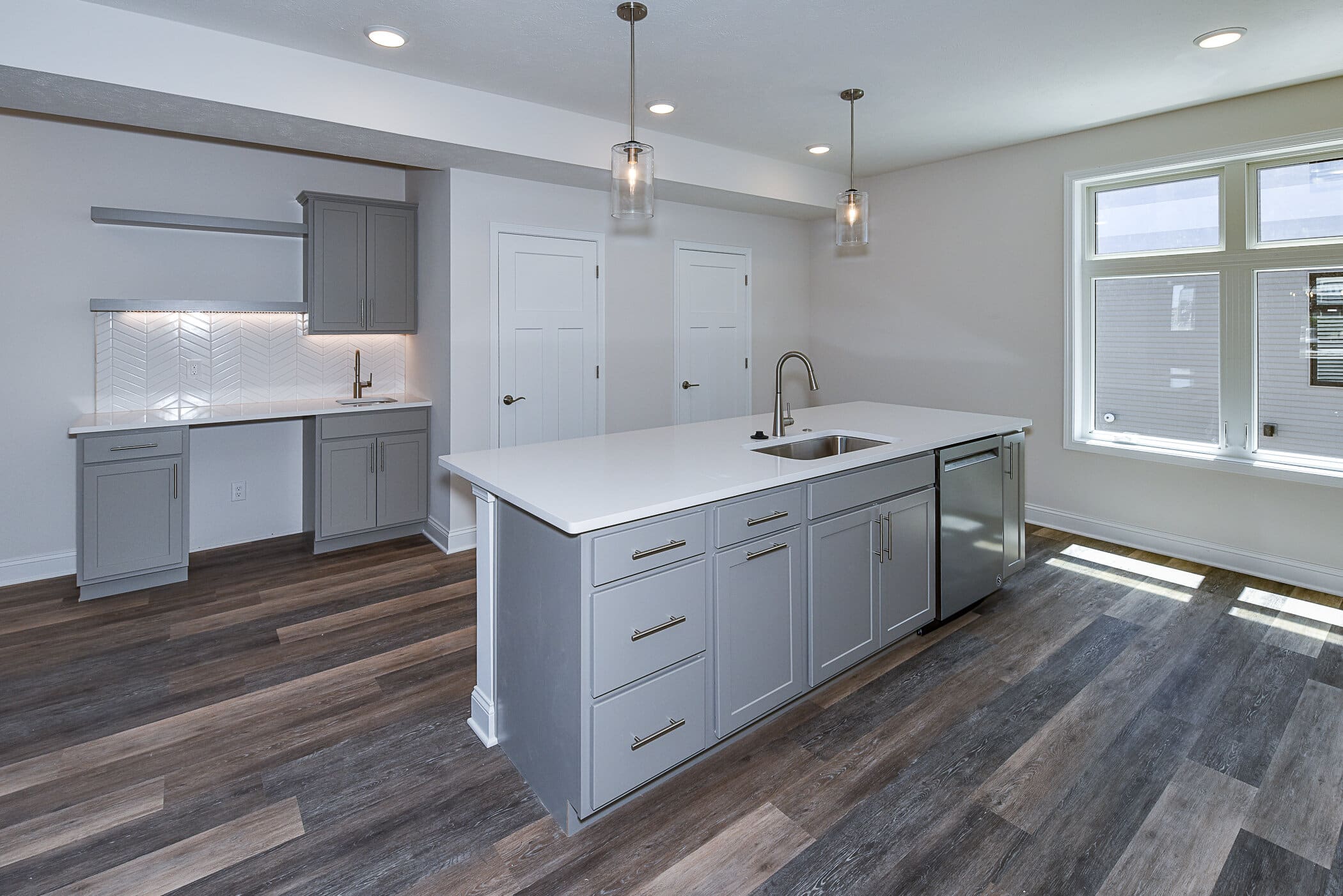 Interior of an Avenue Townhomes unit.