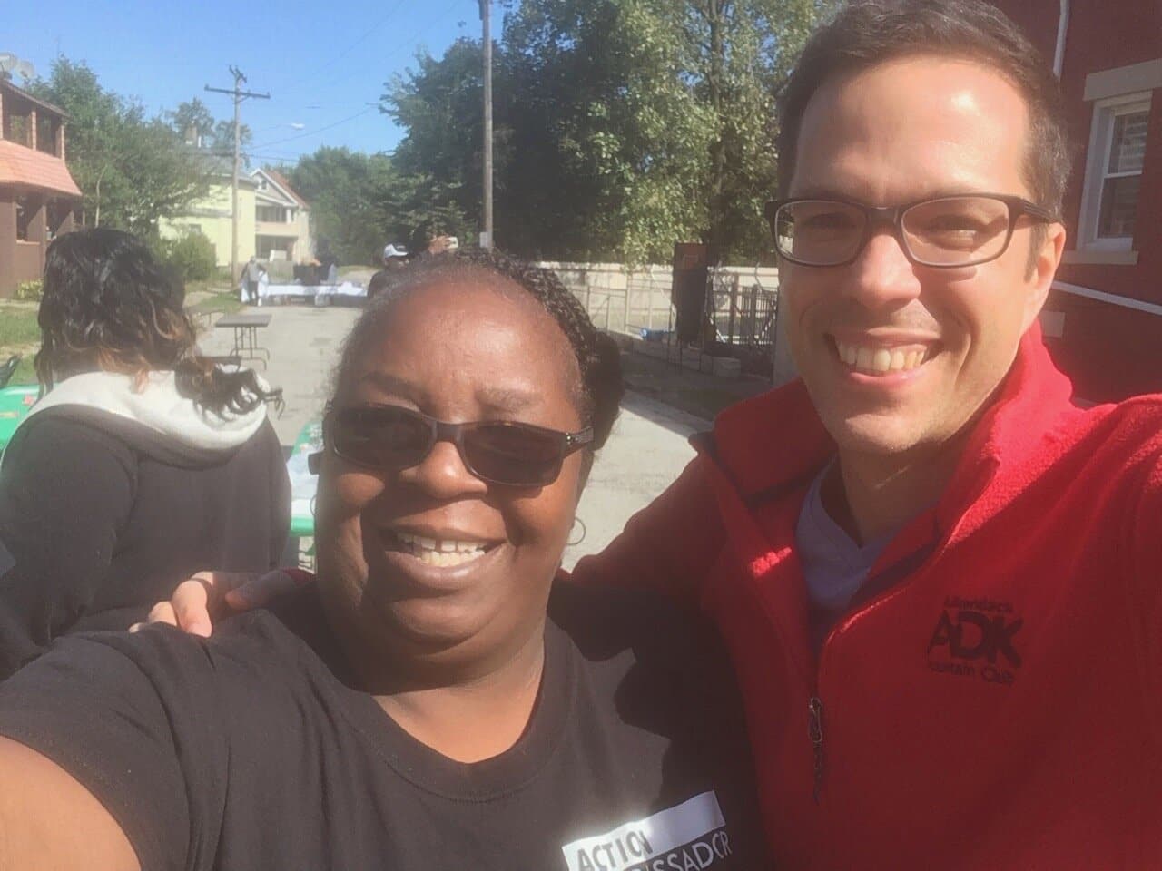 Co-hosts Jeanette Marbley and Justin Glanville. Photo courtesy Justin Glanville.