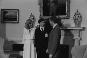 With President Carter at the White House. Contributed photo.
