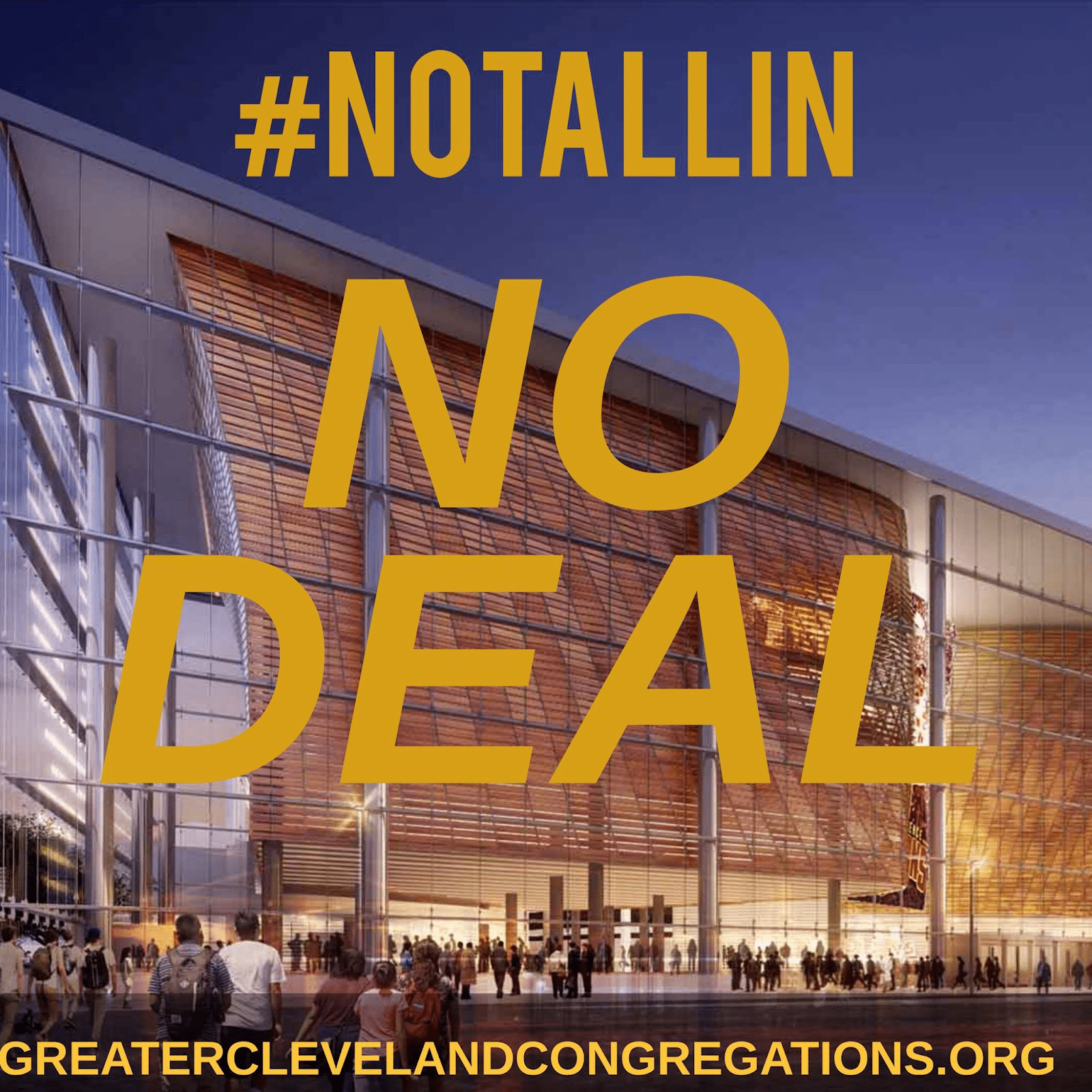 “Not All In” campaign image. Contributed photo.