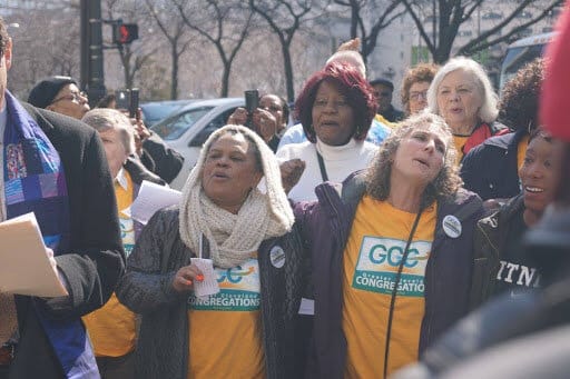 “Not All In” campaign rally. Contributed photo.