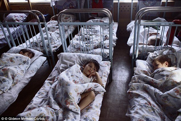Living conditions inside a Russian orphanage.