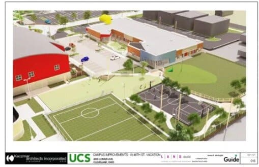 Rendering of the UCS campus from the south.