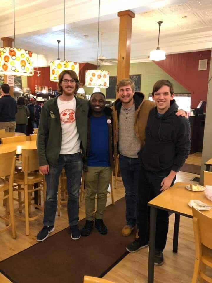 From left to right: Philipp Corfman, Dontea Gresham, Anton Krieger and Isaac Goff-Mitchell. Photo courtesy of Isaac Goff-Mitchell.