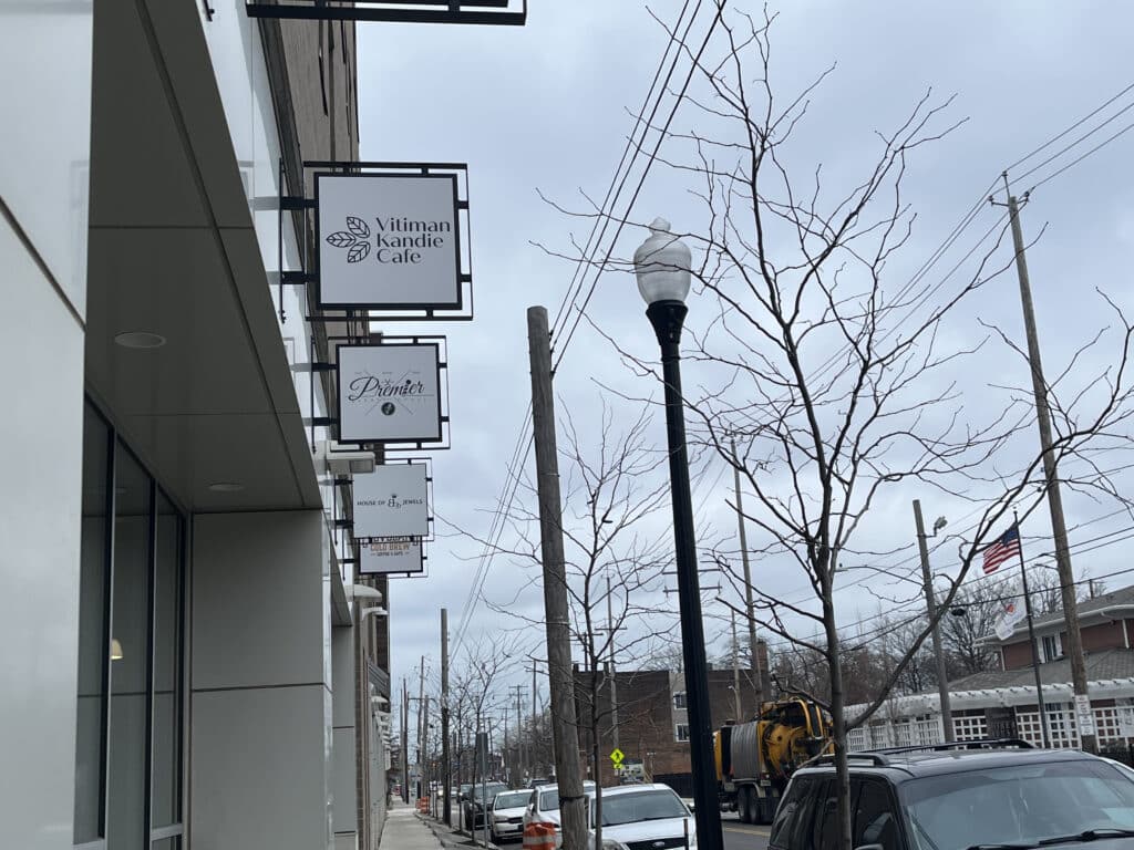 GlenVillage storefront signs