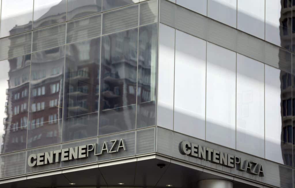 Photo of Centene Plaza building from street level